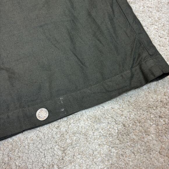 Vintage American Apparel Army Green Button Up Faded Shirt Twill M Made in USA - Picture 10 of 12